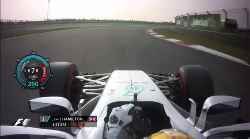 [图]【F1 2017上海】杆位圈车载（汉密尔顿）