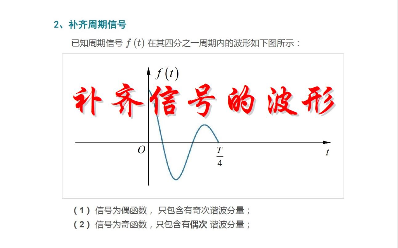 补齐信号的波形哔哩哔哩bilibili