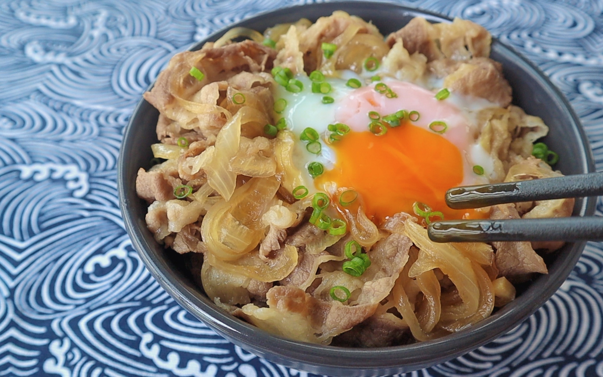 【温泉蛋牛丼】超简单懒人日本料理