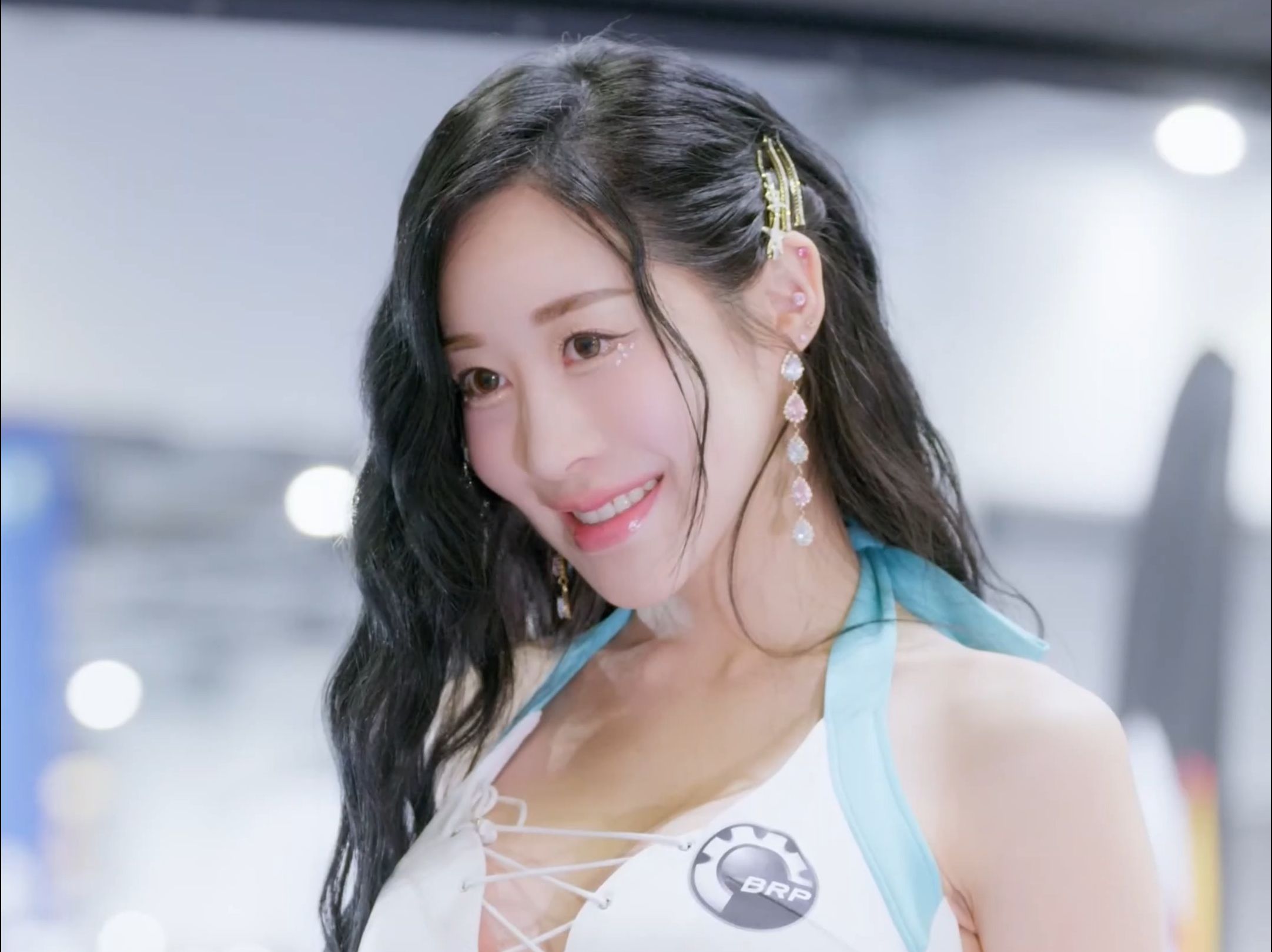【2024京畿国际游艇展0308】美女模特车模李瑟妃(7