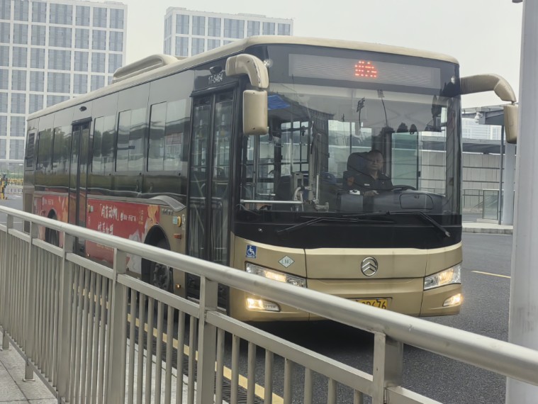 【杭州公交pov-64】客流小却用大型车,慢慢摇车线路,萧山公交727路