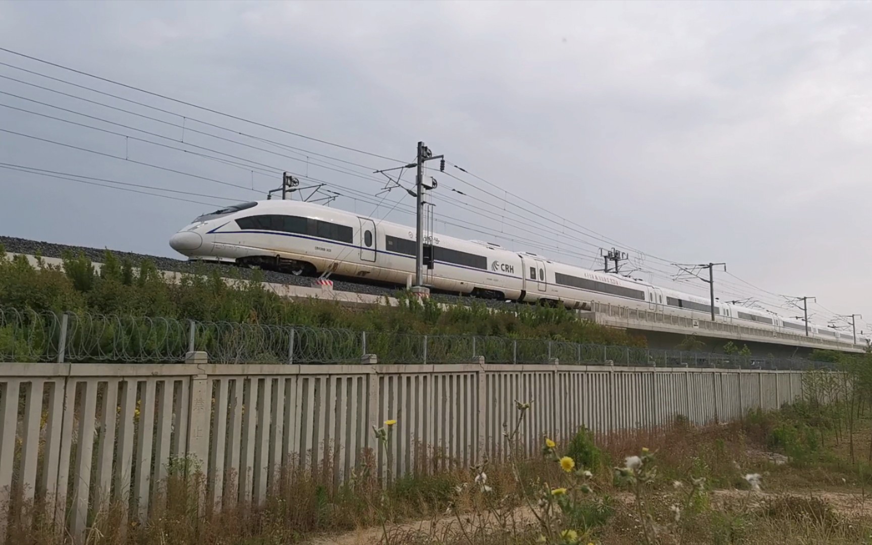 2022年5月30日连镇客运专线,g7461,crh380b重联,进涟水站