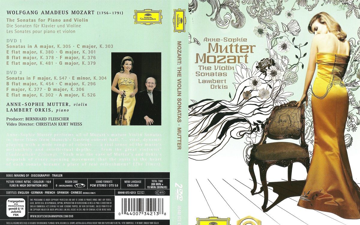 [图]Anne-Sophie Mutter 安妮·索菲·穆特 plays Mozart Concertos,Sonatas,Trios