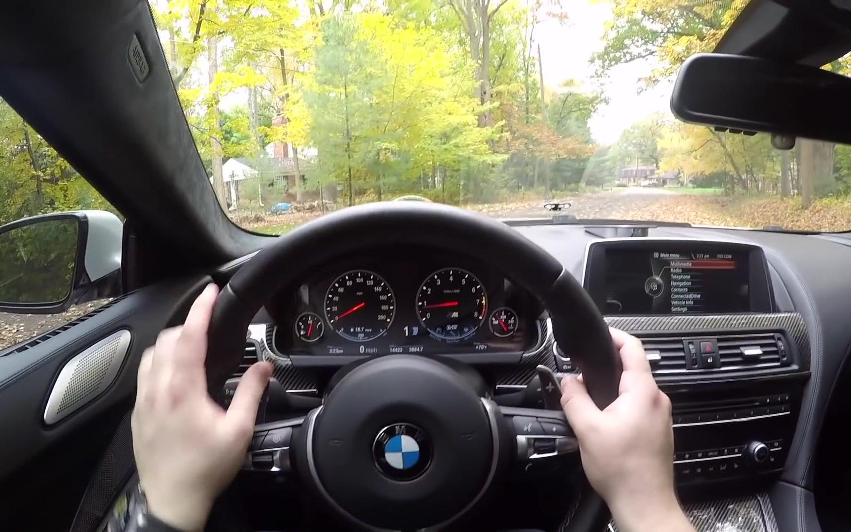 「汽车试驾」16款宝马m6 gran coupe - 个人主视角试驾