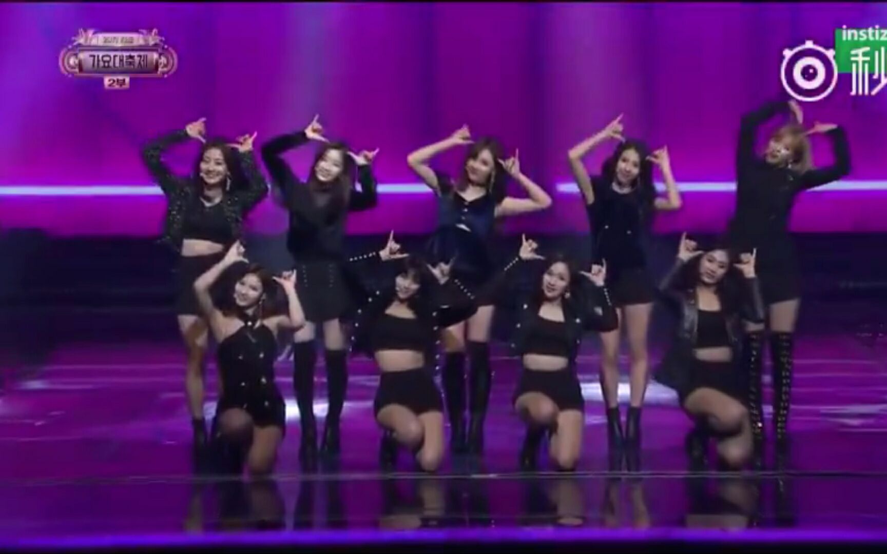 [图]『twice』 171229 Intro + SIGNAL(Remix) KBS歌谣大祝祭 现场版