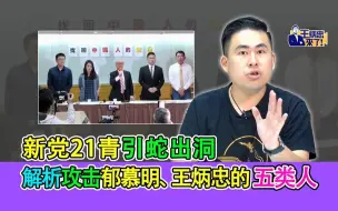 Download Video: 新党21青引蛇出洞 解析攻击郁慕明、王炳忠的五类人