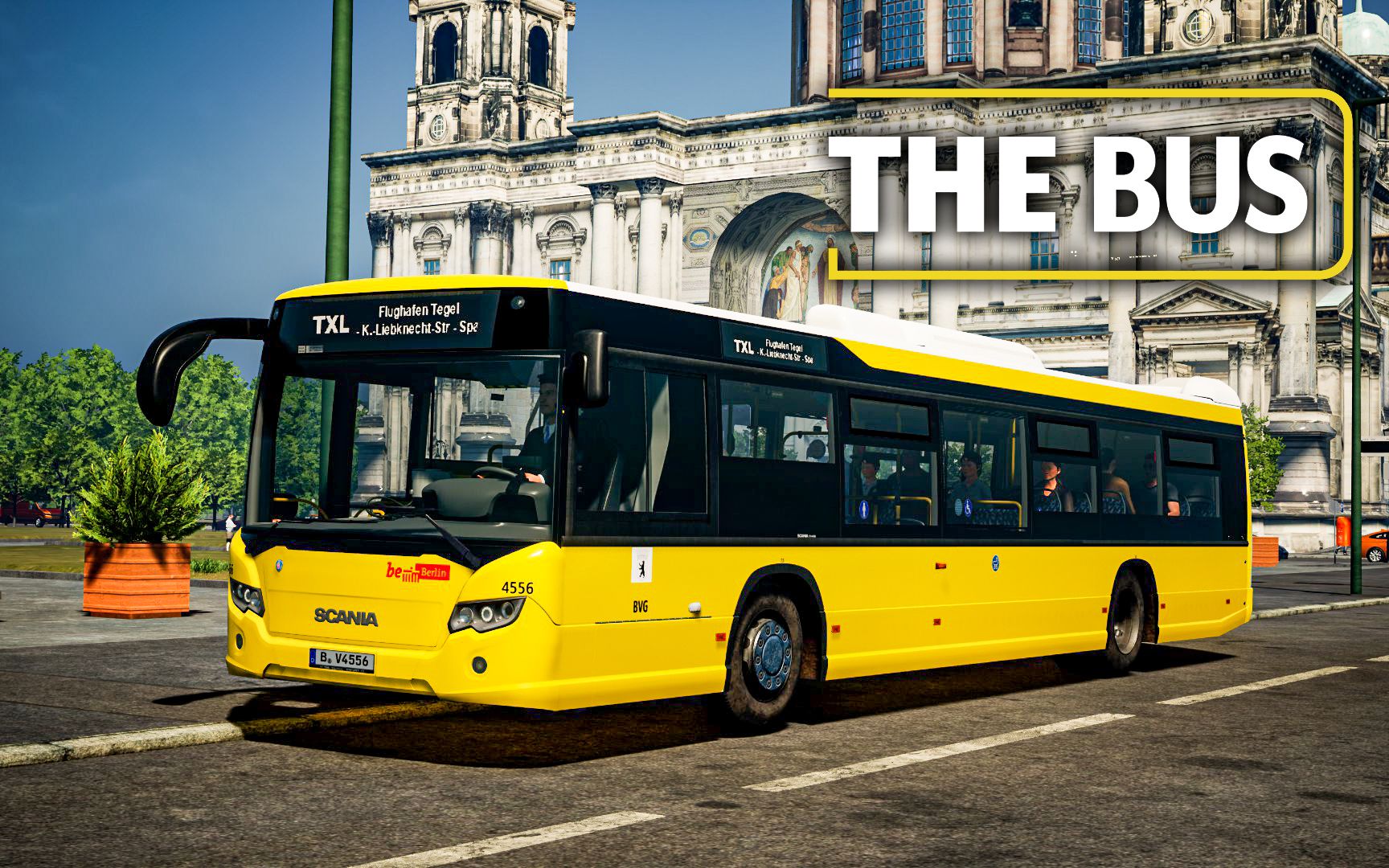 thebus城市公交模拟驾驶12米斯堪尼亚citywide前往泰格尔机场