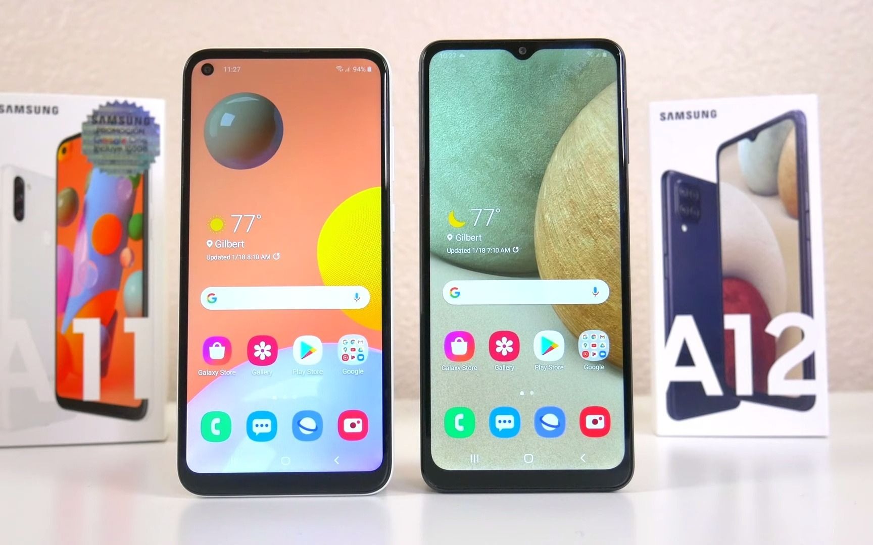 【手机测评】三星samsung galaxy a11和a12对比,升级是否值得买?