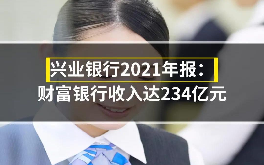 兴业银行2021年报:财富银行收入达234亿元哔哩哔哩bilibili