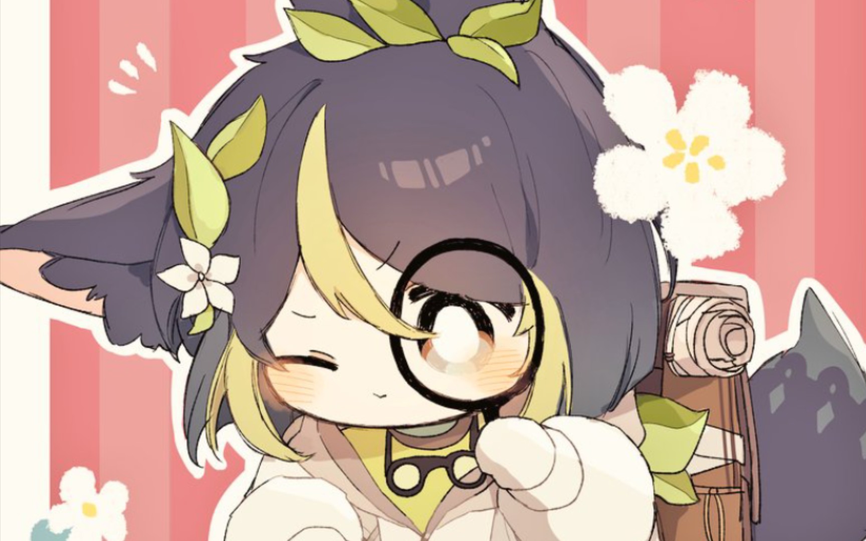 原神提纳里柯莱联动科颜氏白泥面膜开箱视频 (已经自己开过了,拍个