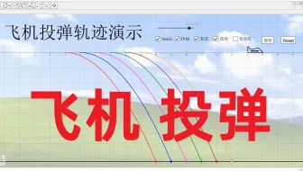 【中学物理王超群】【基础向】飞机投弹的轨迹演示，惯性实例分析