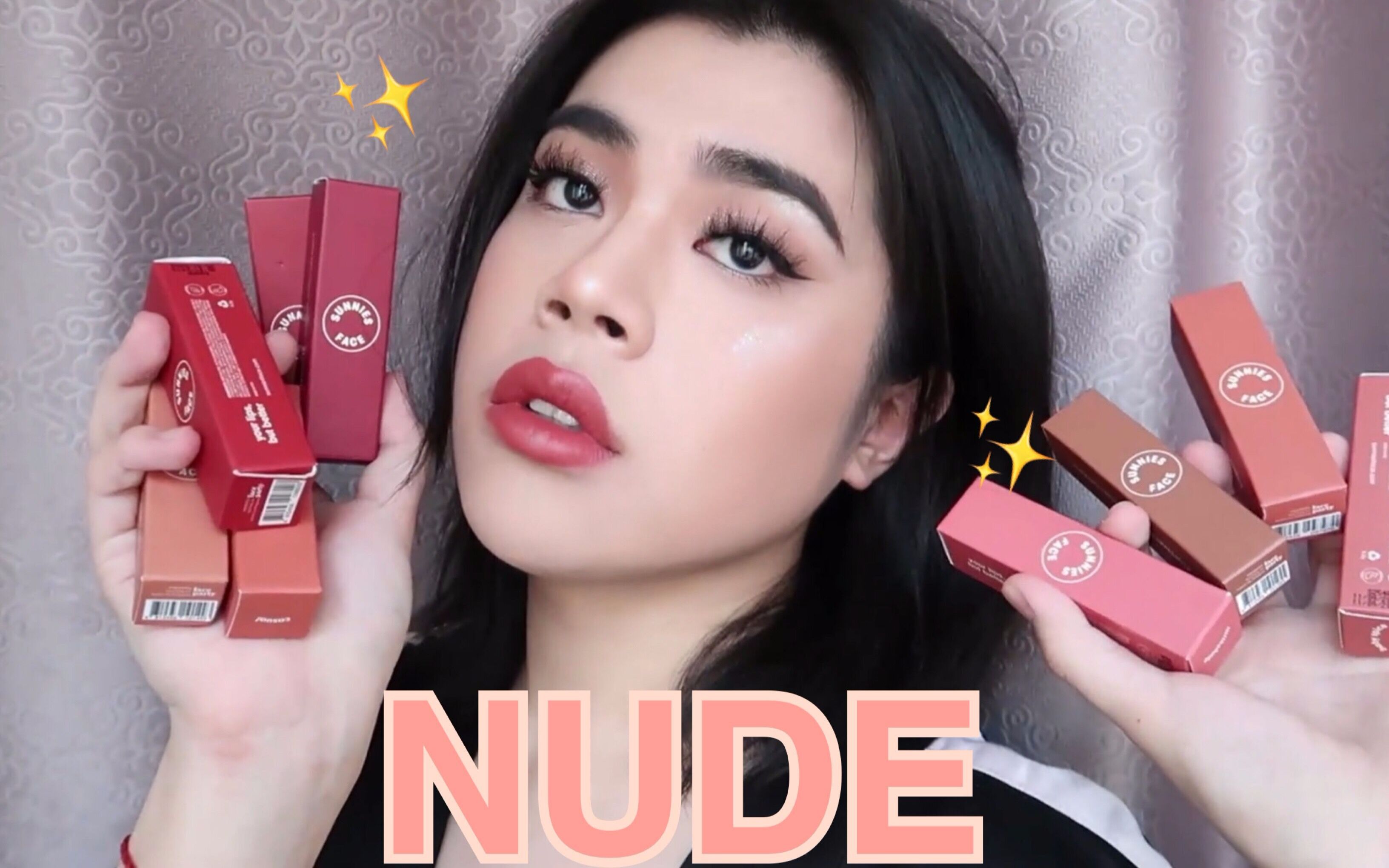 |GC|裸色党一本满足! ins超火小众品牌裸色唇膏试色♡| Nude lips for hot girls only | 口红试色哔哩哔哩bilibili