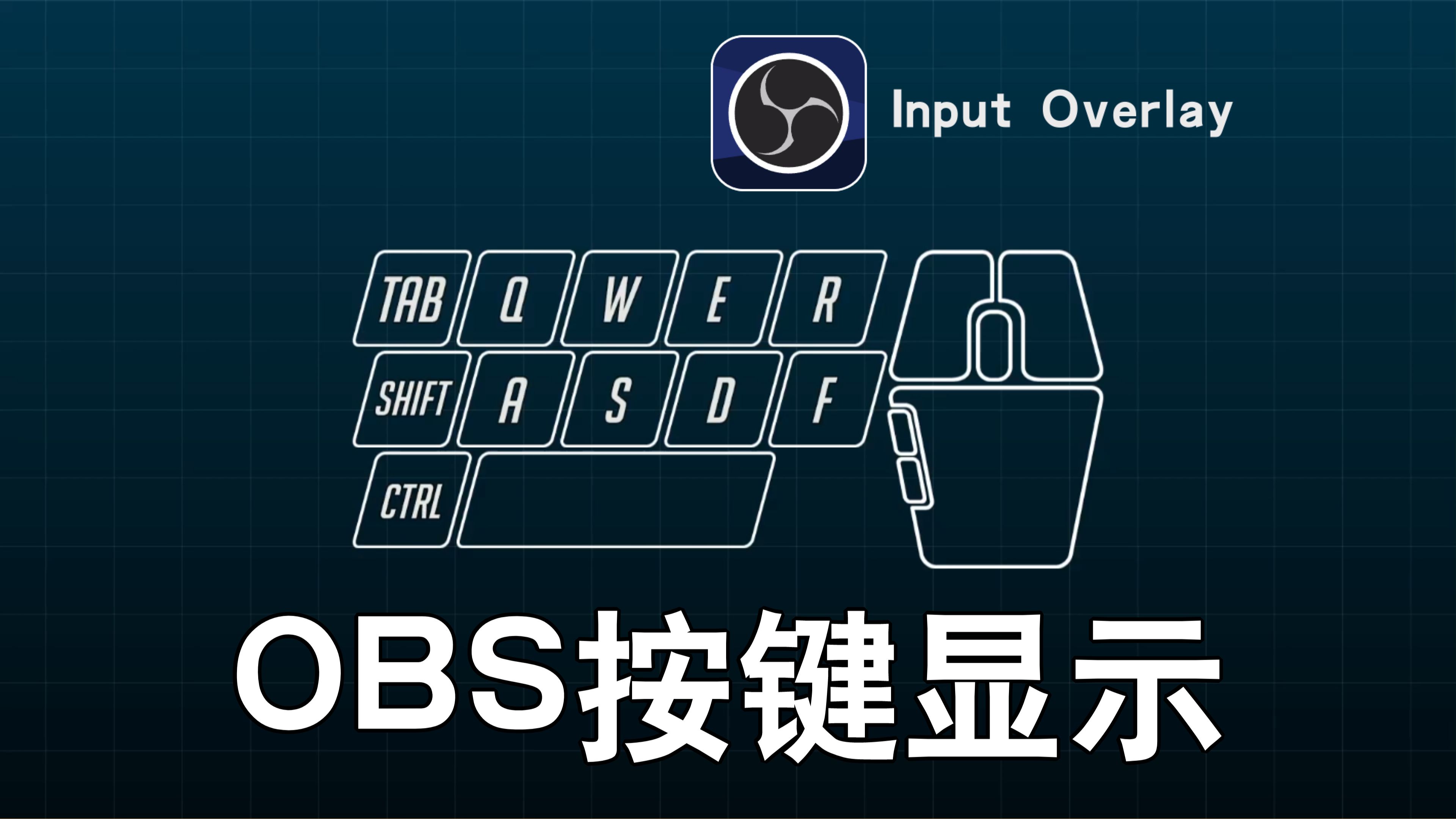 【OBS按键显示Input Overlay】Input Overlay v5.0.5插件安装直播录屏教程2024年6月7日洛伦莫哔哩哔哩bilibili