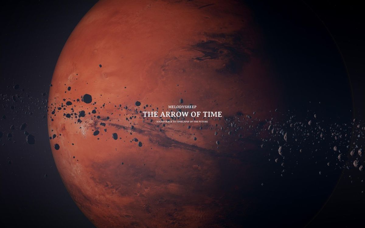 [图]【可视化音乐】The Arrow of Time: Soundtrack to "Timelapse of the Future" 全专辑O`Zen界面录屏