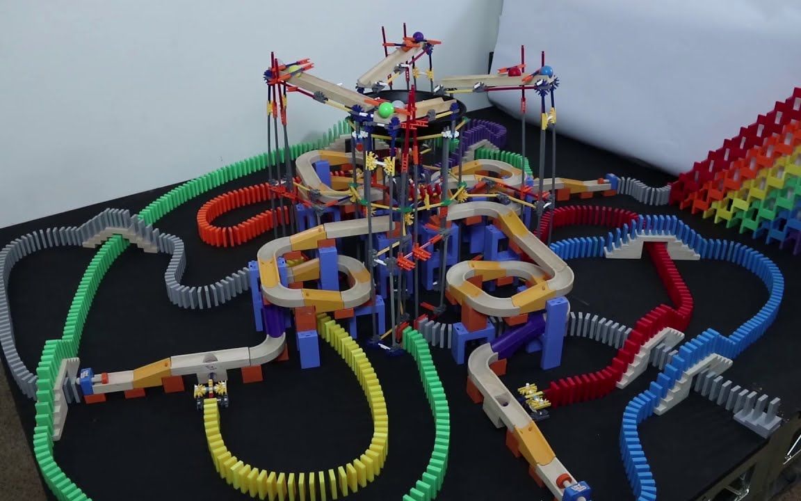 一颗小球引起舒适的连锁反应!漏斗漩涡机器【机械哥sprice】