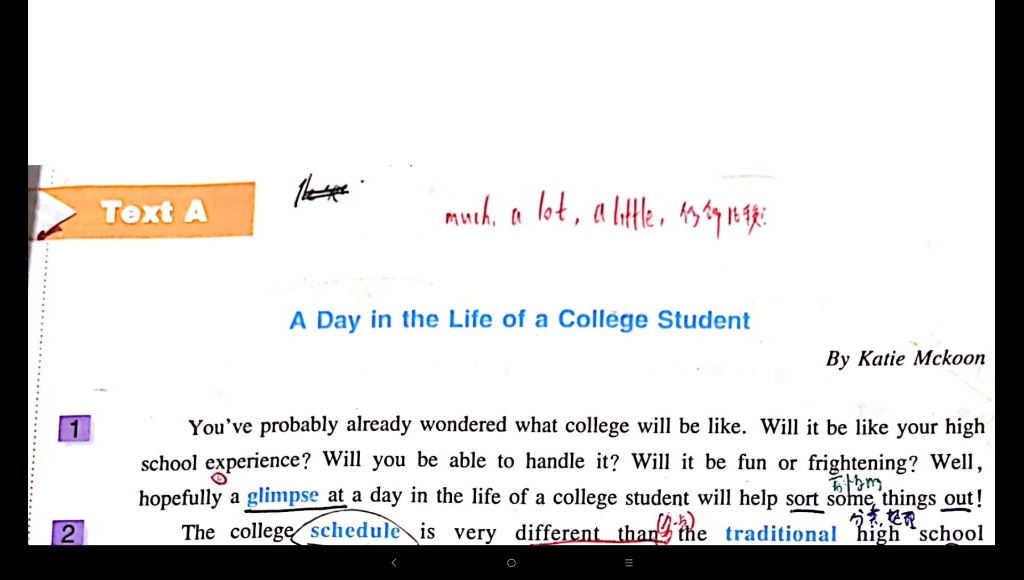 [图]21世纪大学英语应用型综合教程1 U1 college life