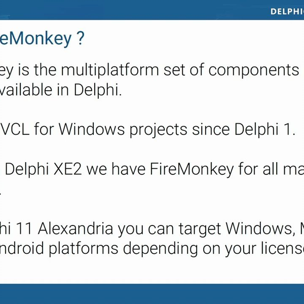 Everything You Need To Use FireMonkey As A Game Engine