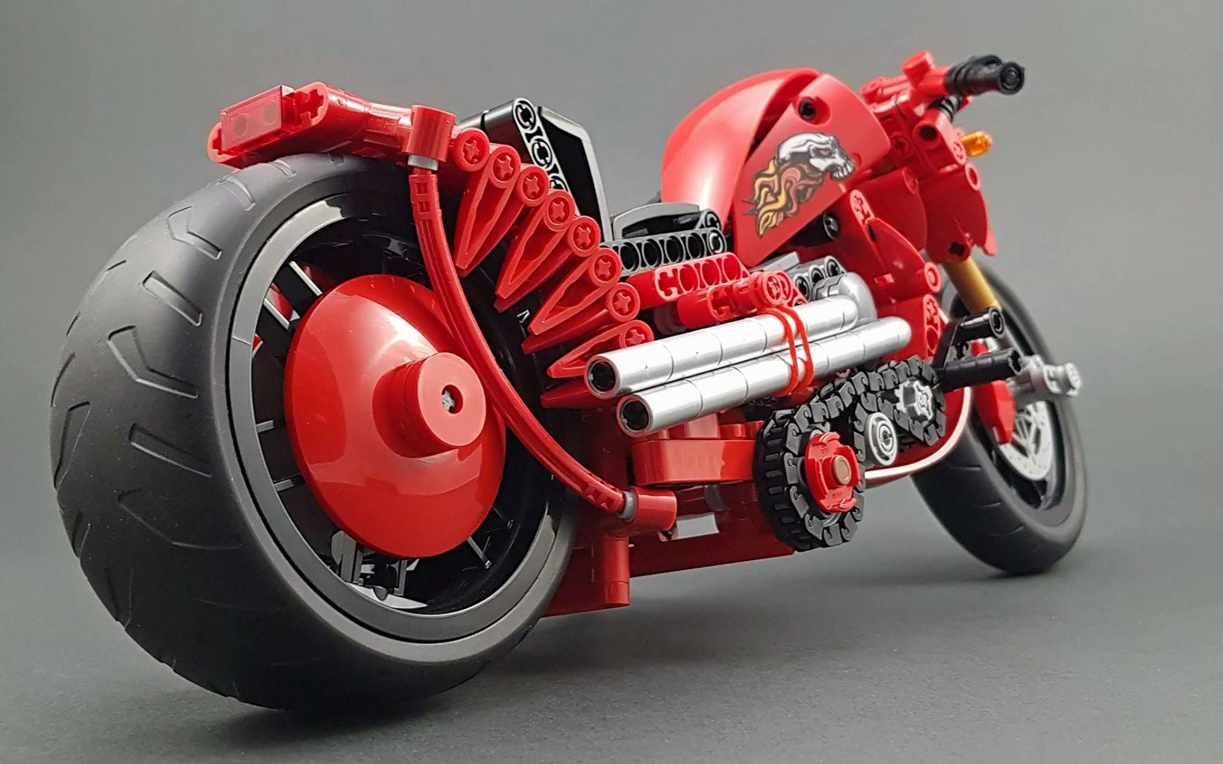 烈焰 摩托车  lego乐高 technic科技/机械 moc