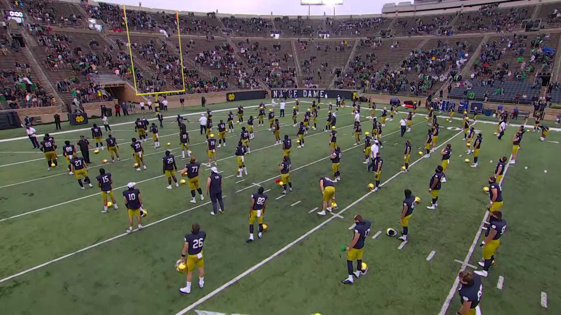 [2020年北美大学生橄榄球联赛] 圣母大学 vs. 杜克大学 纪录片