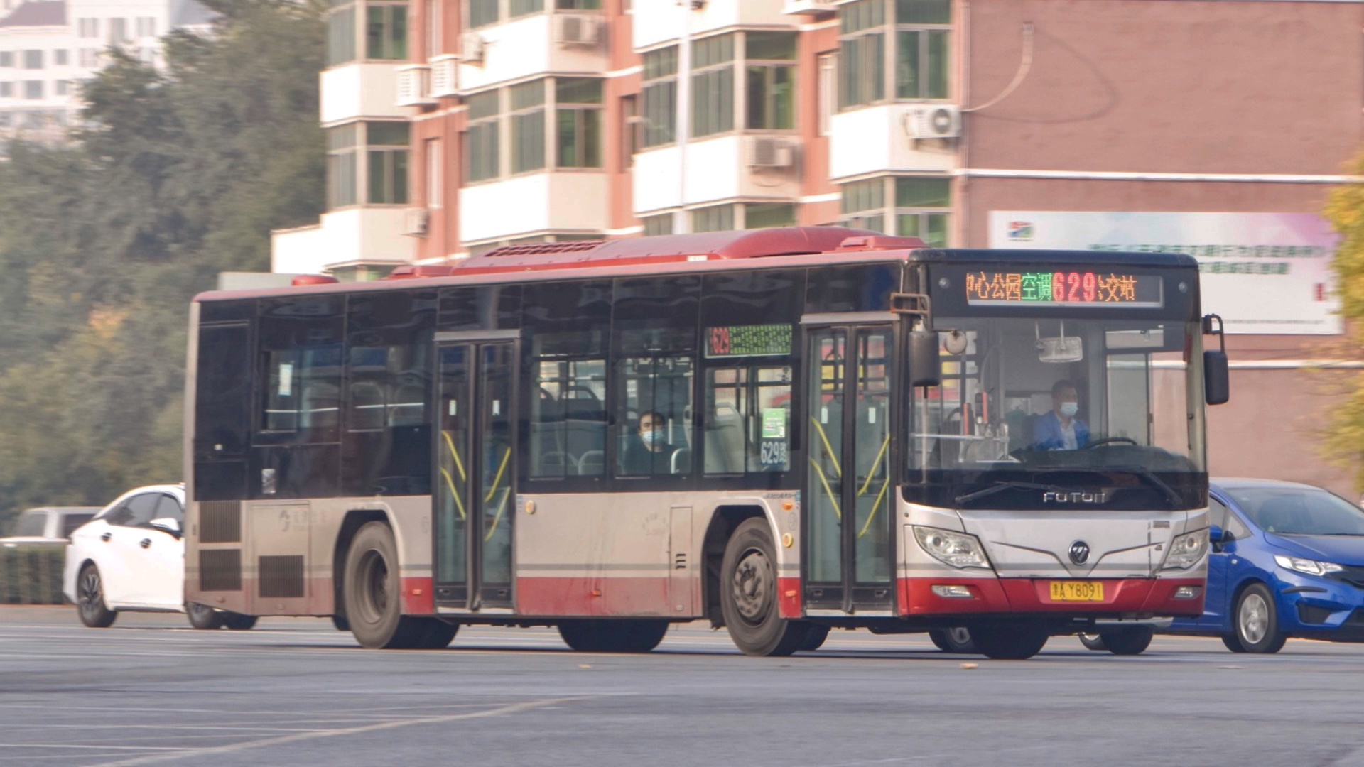 天津公交629路福田bj6123chevcg-1运行实录(2-2646)