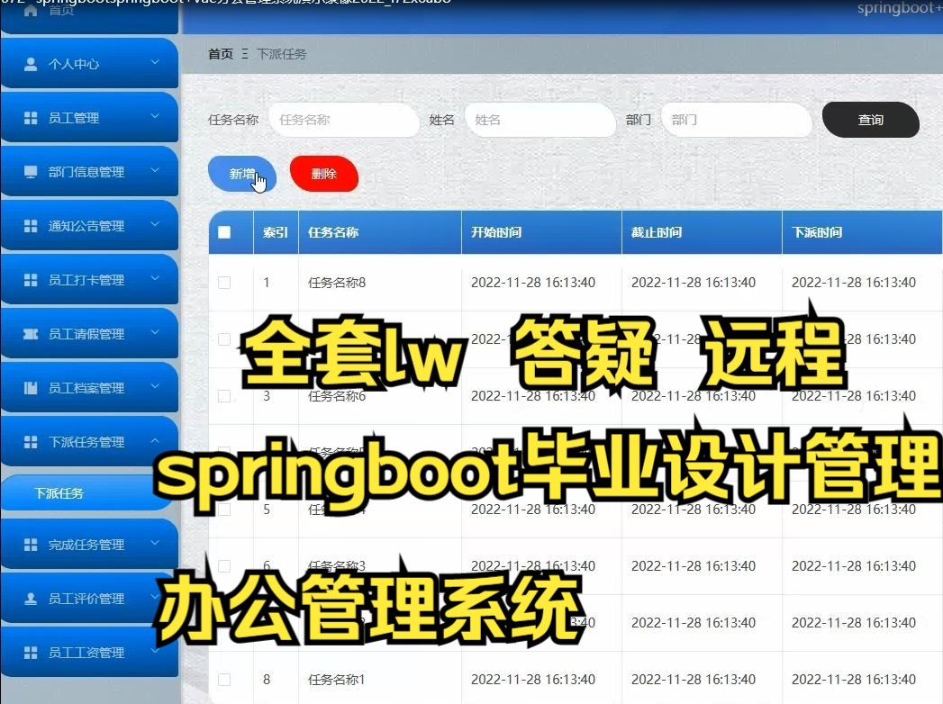 全套文档】springboot毕业设计管理办公管理系统答疑远程哔哩哔哩bilibili