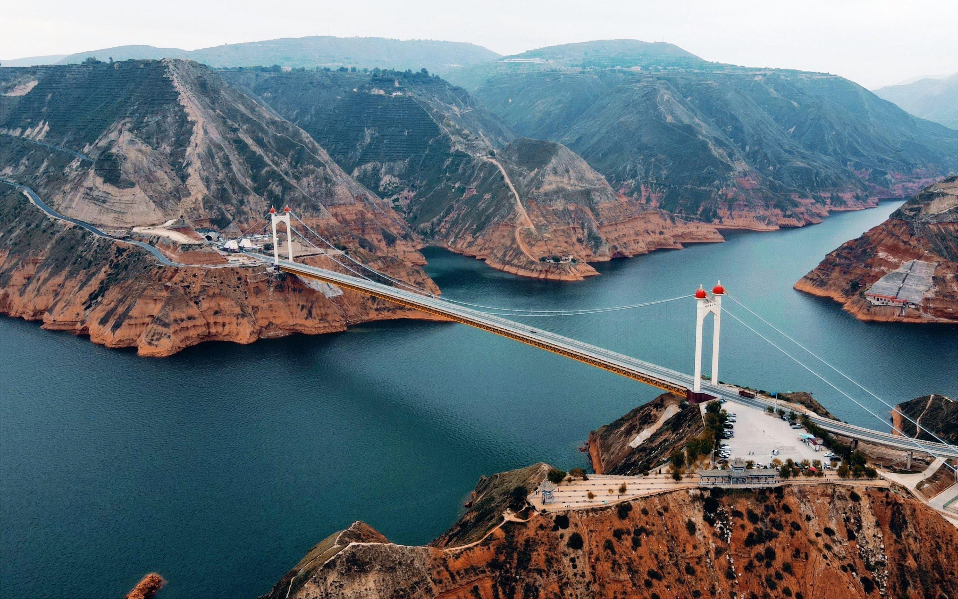 临夏·刘家峡大桥【gezy航拍·临夏】