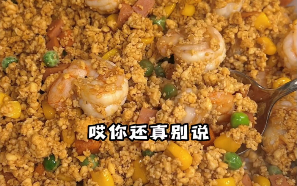 这竟然是用豆腐做的炒饭?!哔哩哔哩bilibili