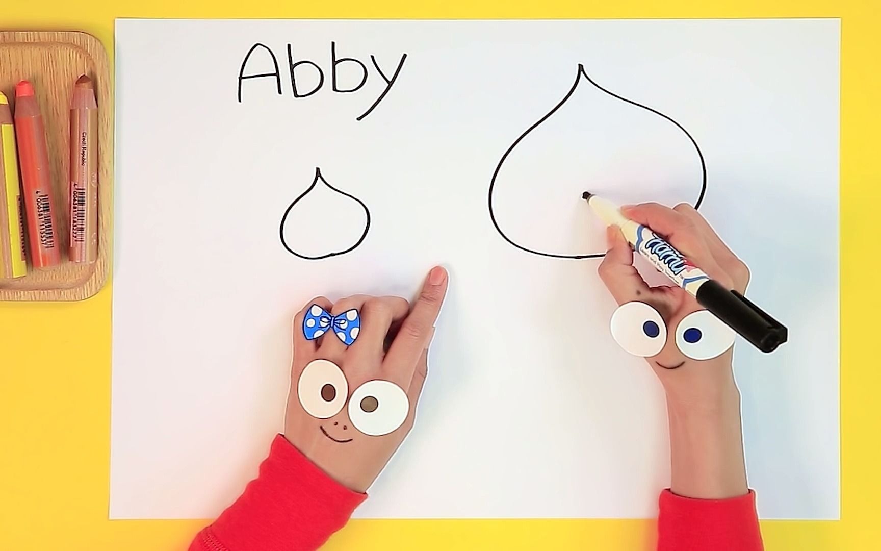 用英语学画画,在画画中学英语 Badanamu Arts & Crafts EP4 Let's Draw Abby哔哩哔哩bilibili