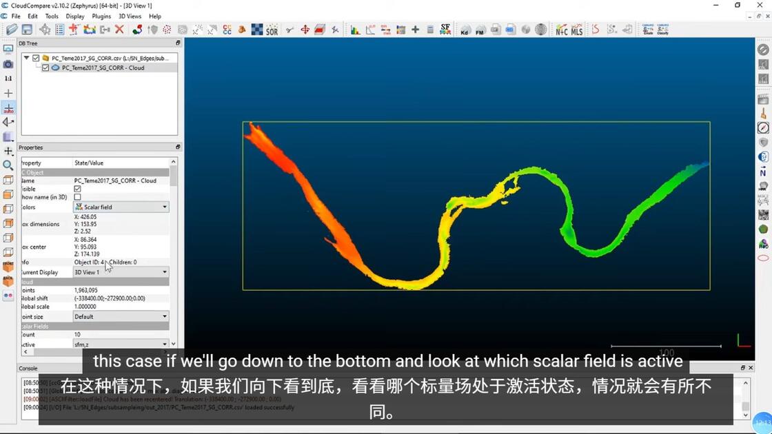 CloudCompare 教程 01 — 打开文件与基础视图操作(中英文)_哔哩哔哩_bilibili