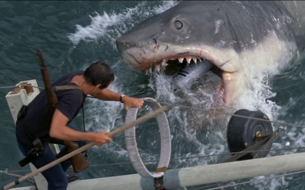 【麦绿素】6分钟看完经典恐怖片《大白鲨》,深海巨兽的威胁