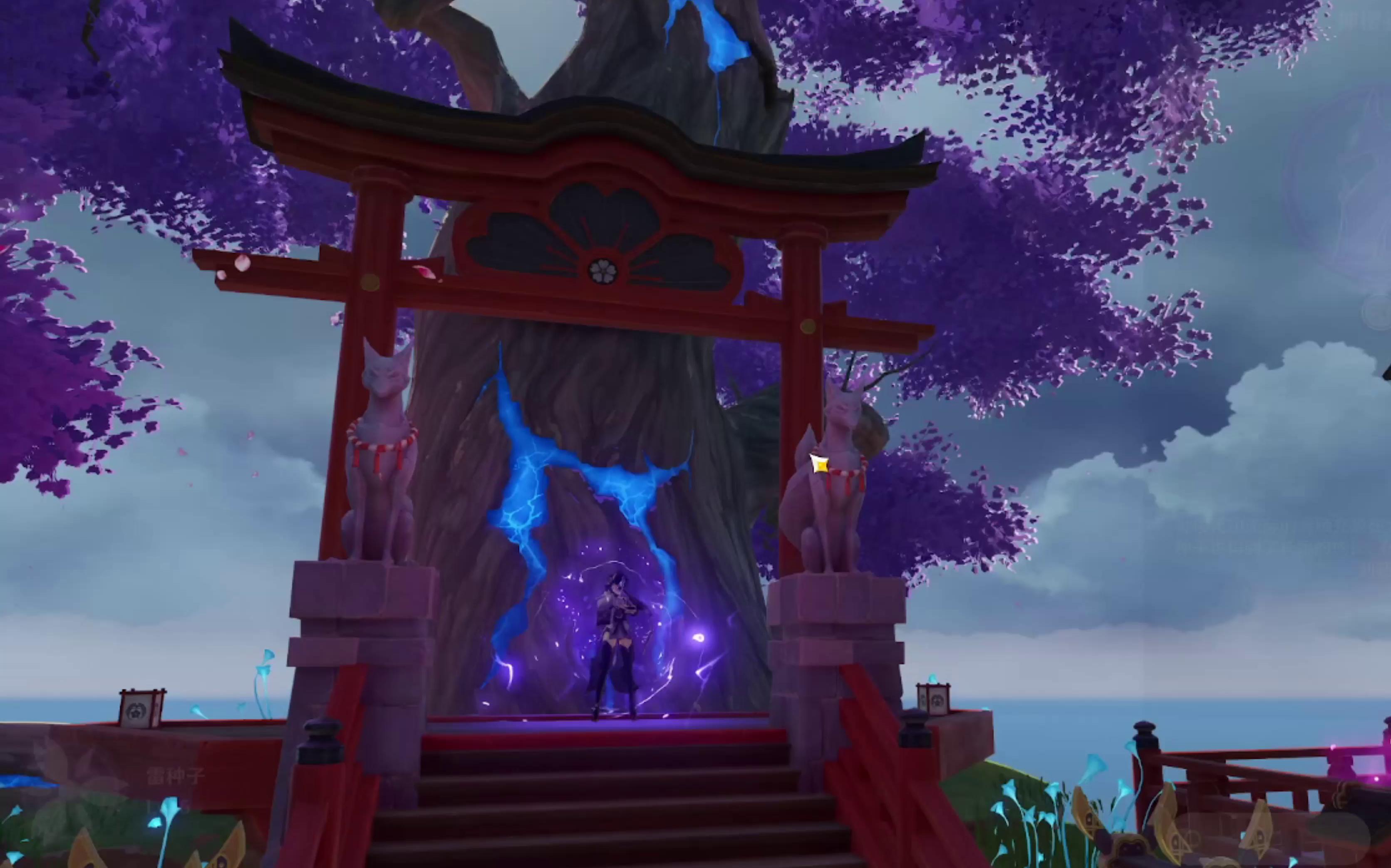 屑狐狸是在鸣神大社里蹦迪吗