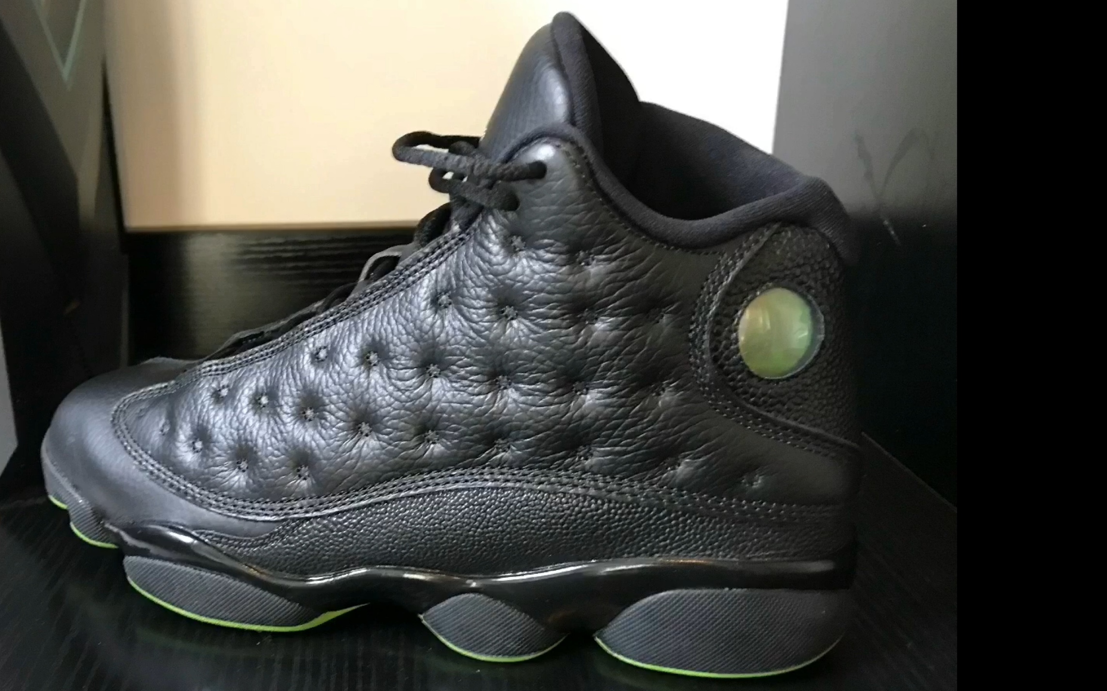 aj13珍珠鱼皮开箱