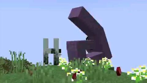 I remade an ocelot into O from Alphabet Lore (Minecraft