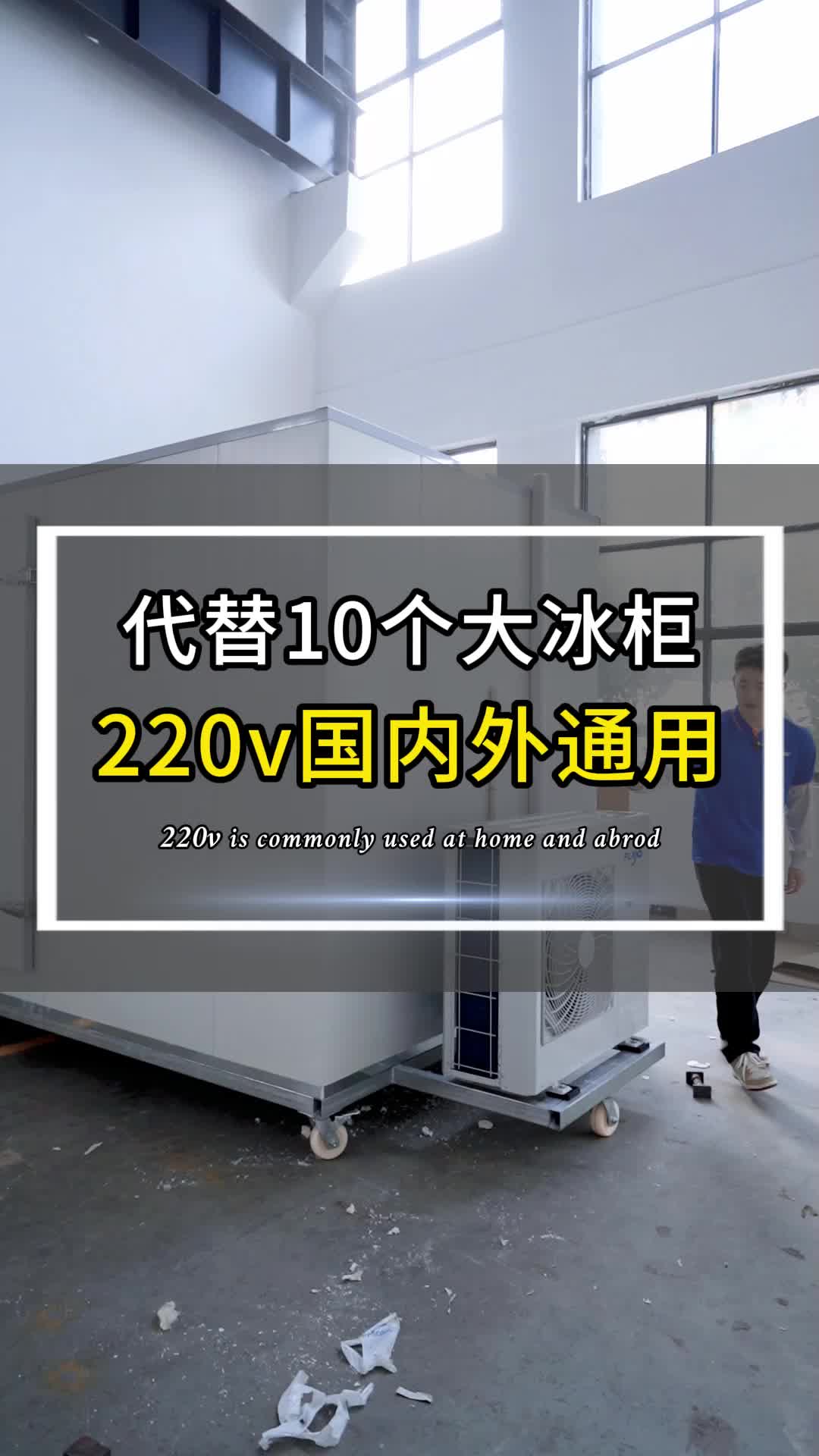 可代替10个冰柜的容量,生鲜水果蔬菜都可使用的一款移动冷库