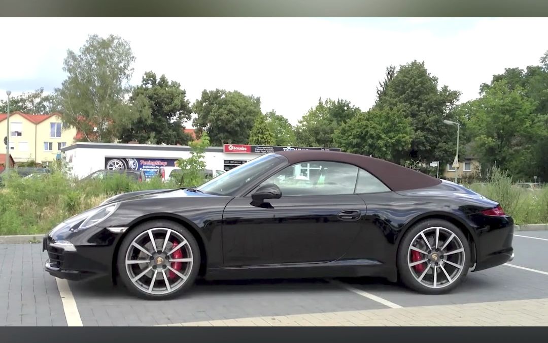 保时捷911cabriolet(991)敞篷模块功能演示