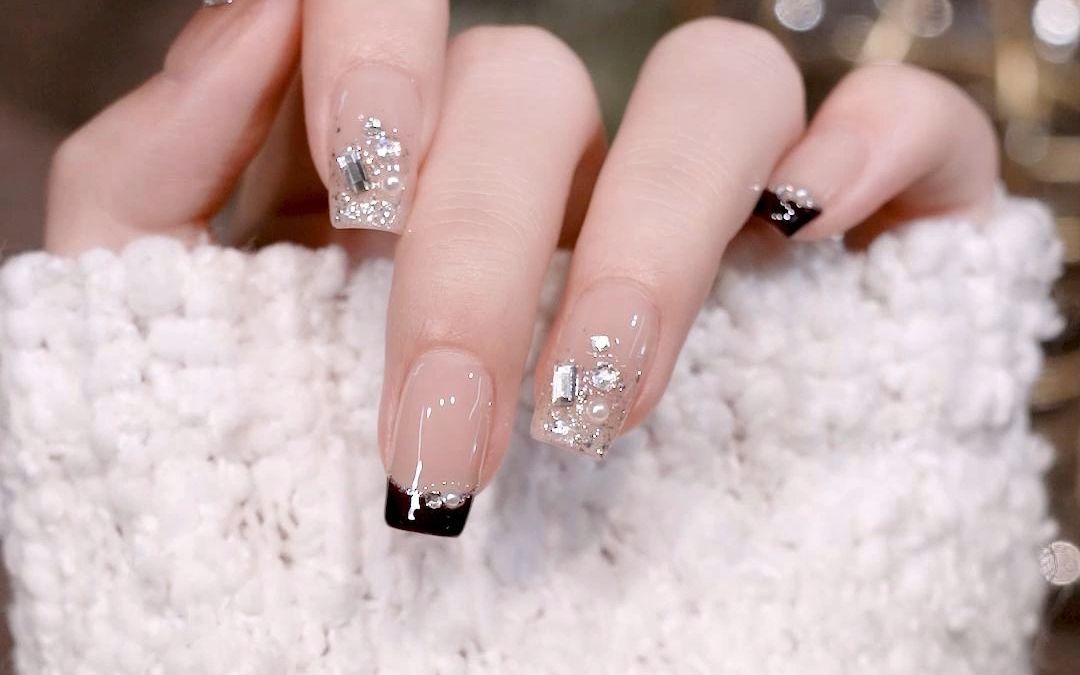 经典不过时98温柔棕色法式渐变美甲教程