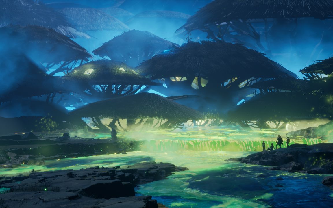 ue4还原概念原画场景练习