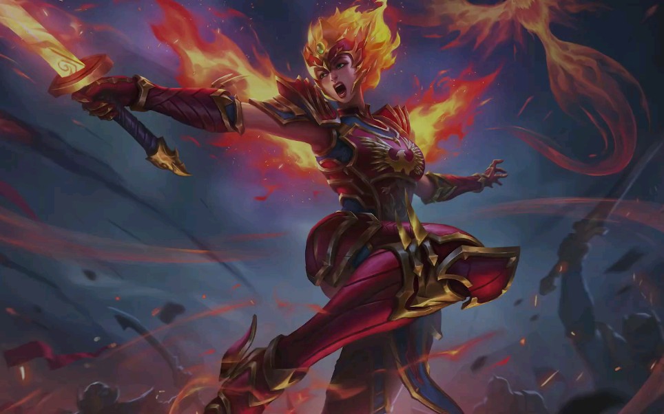 天照新皮肤凤凰骑士