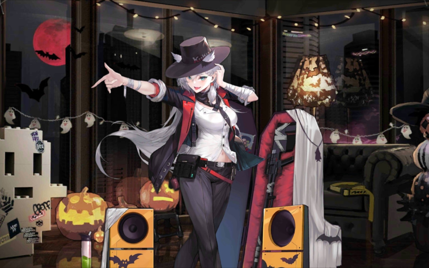 活动作品少女前线ksvk万圣节皮肤剧情月暗面漫步