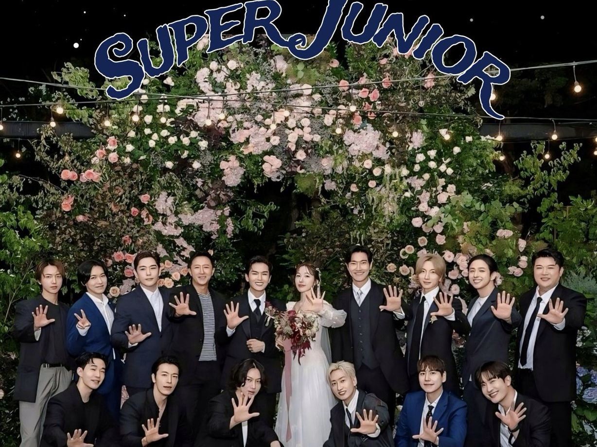 SUPER JUNIOR厉旭的婚礼居然凑齐了15名成员.SJM周密和刘宪华也来了.啊,我第一个粉的韩团.但是,为什么唱“sorry……”哈哈哈哔哩哔哩bilibili