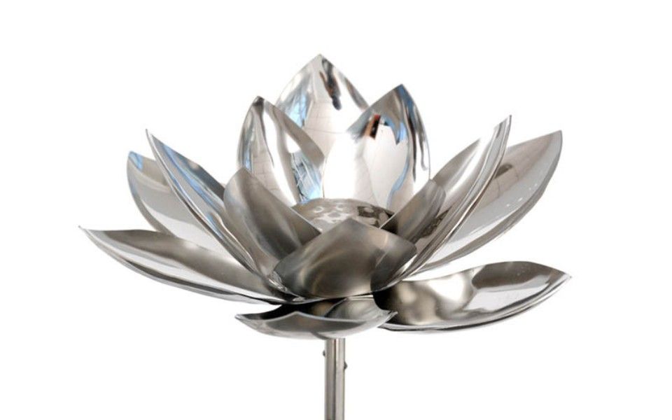 不锈钢荷花雕塑雕塑