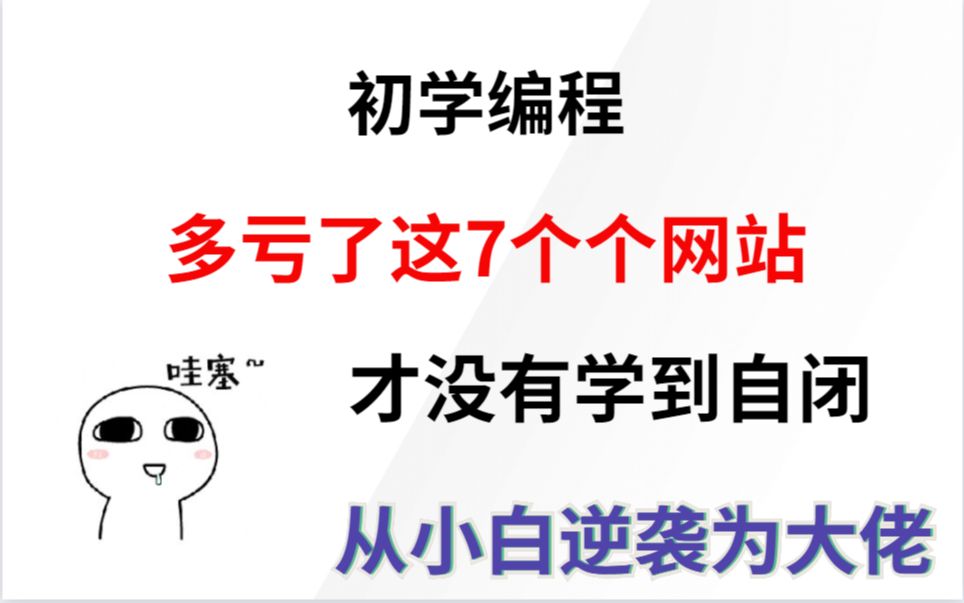 自从有了这几个刷题网站,从此以后考试、面试都没有怕过哔哩哔哩bilibili