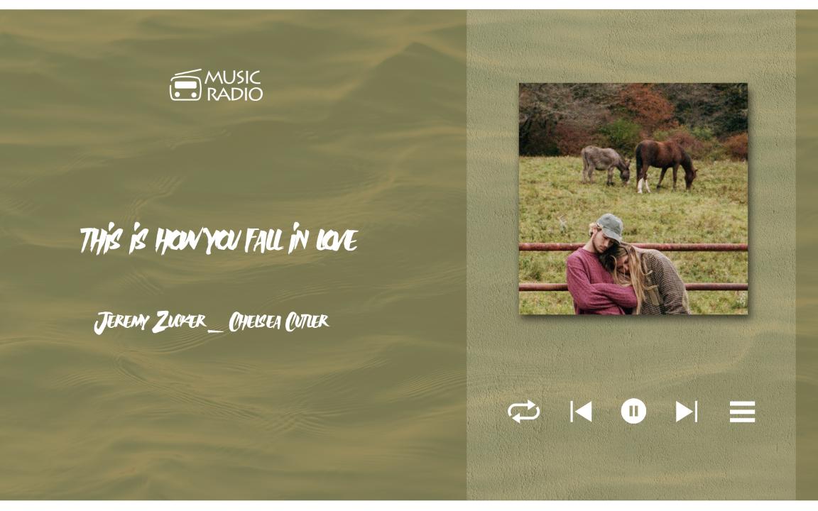 [图]慢慢分享喜欢的歌｜Jeremy Zucker _ Chelsea Cutler - this is how you fall in love