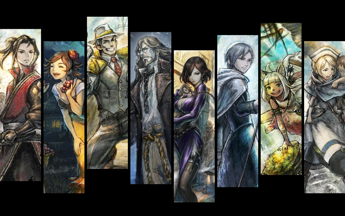 【八方旅人2/歧路旅人2】第一章主题曲战斗曲无缝转场(无画面)