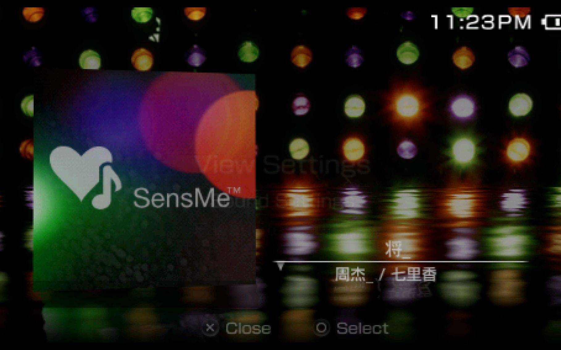 PSP上很久远的音乐软件SensMe Channel测试单机游戏热门视频