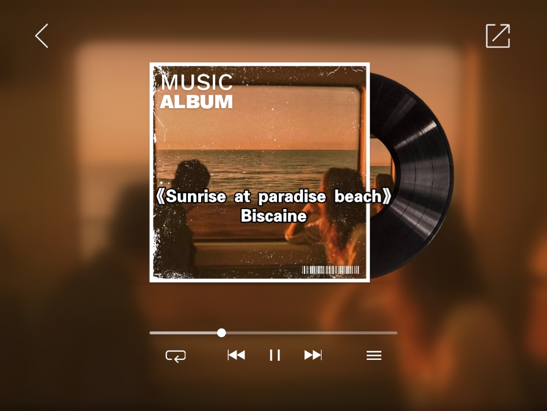 [图]『纯音乐』Biscaine-《Sunrise at paradise beach》