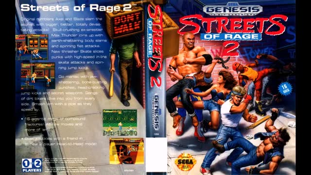 [图]MD/世嘉五代 怒之铁拳 2 格斗四人组 2 原声 OST Streets of Rage 2 - Full Original Soundtrack