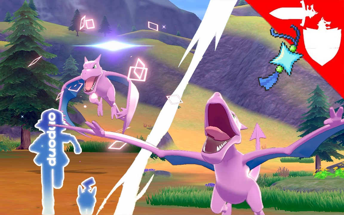 duoduo最帅化石带证sr1707次路闪闪光化石翼龙宝可梦剑盾