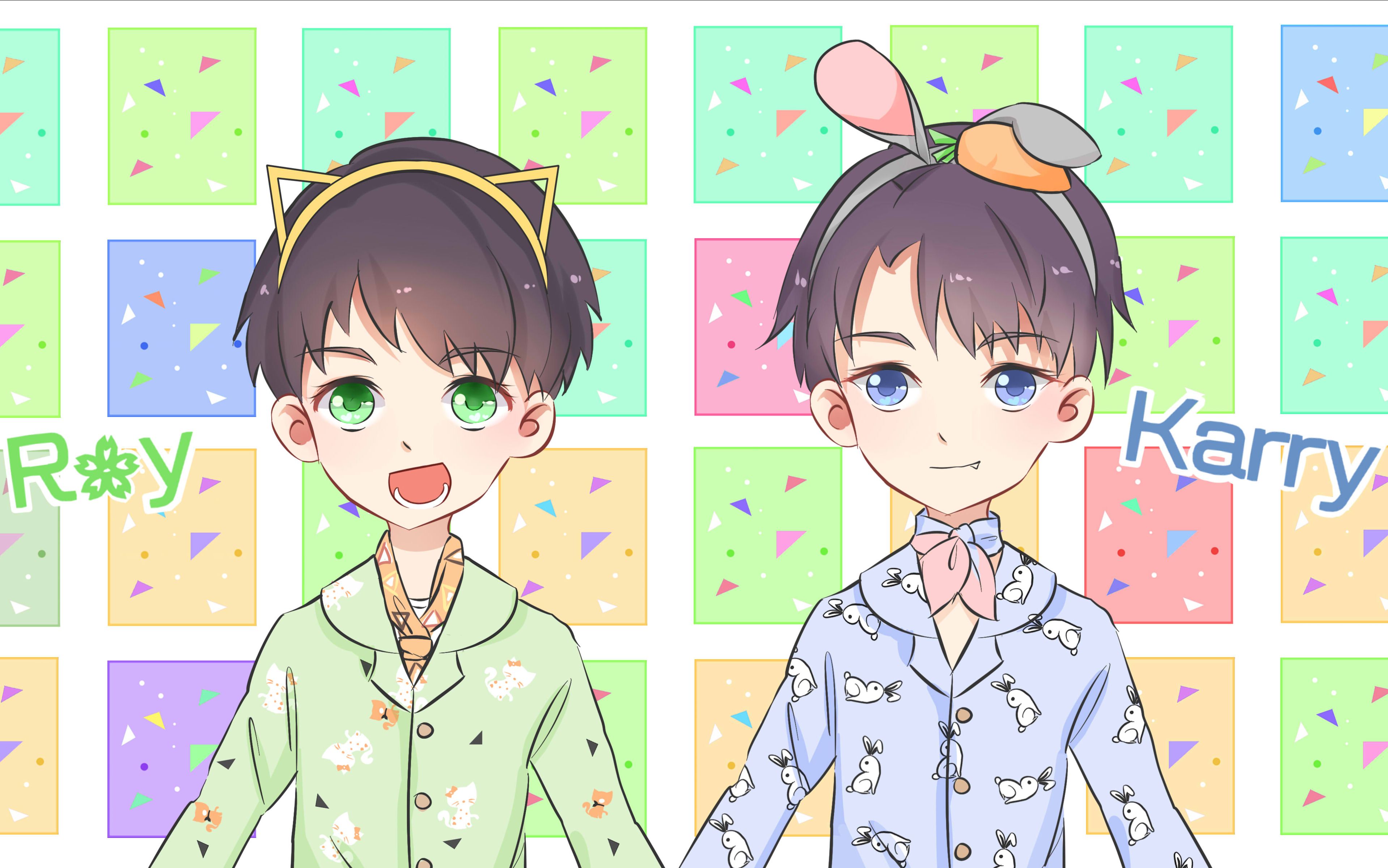 凯源手书王俊凯和王源的曲奇舞