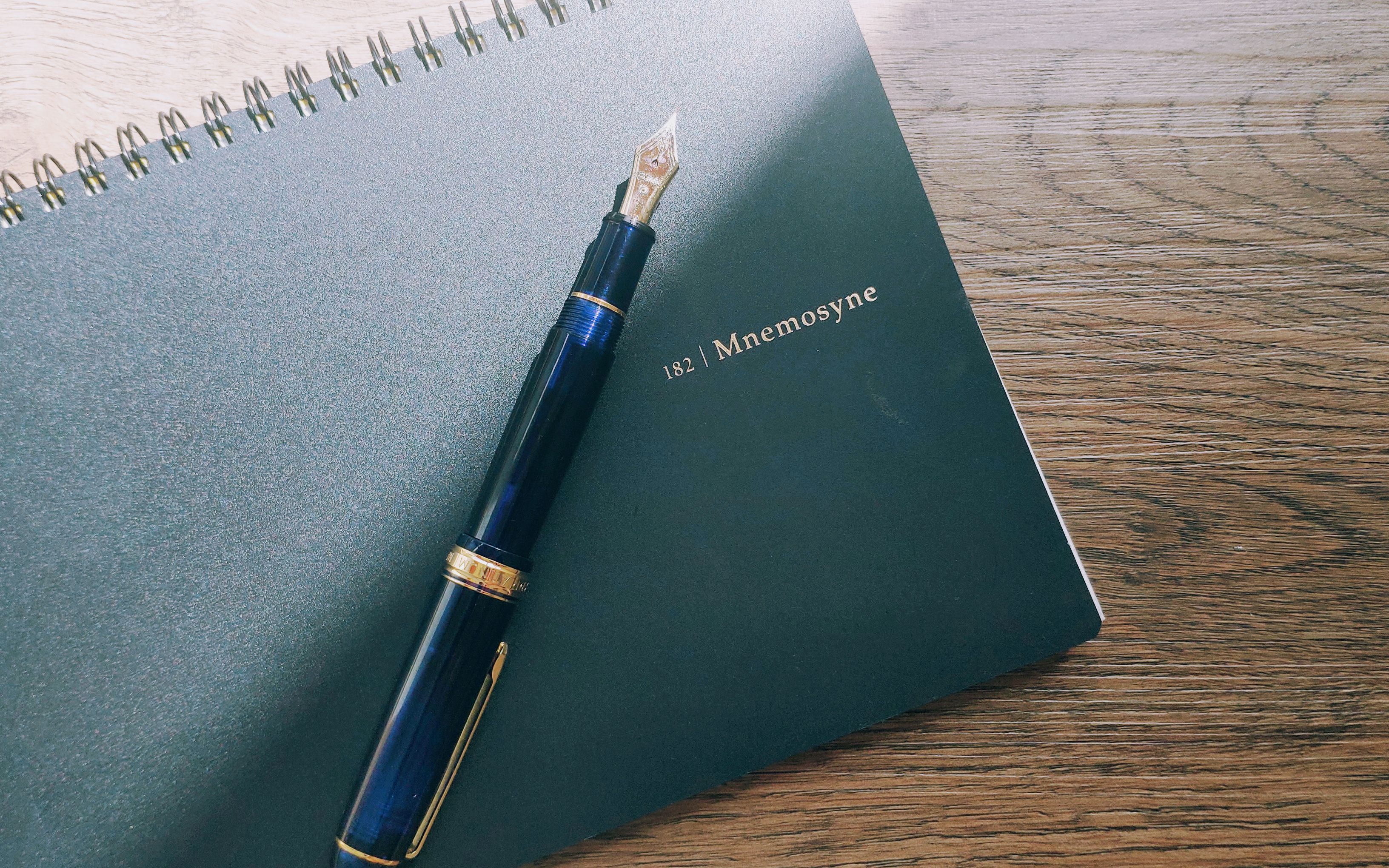 钢笔闲扯白金3776教堂蓝f丨比起年轻的你我更爱你现在饱经沧桑的容颜